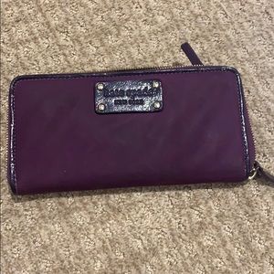 Purple Kate Spade long Wallet